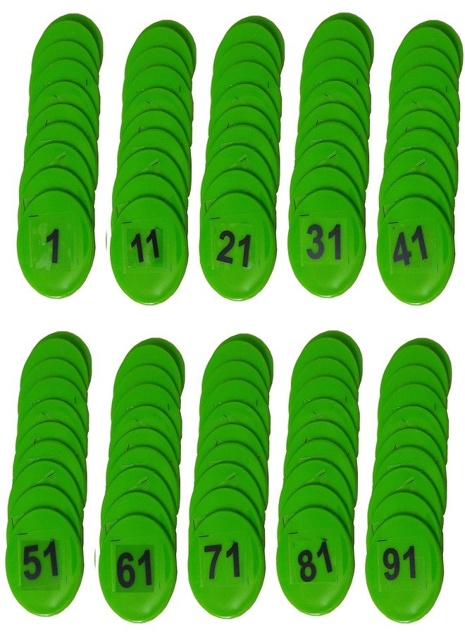 موريل عملات معدنية بلاستيكية من موريل بأرقام من 1 إلى 200، (العبوة 1) 200 عملة معدنية. - Image 5